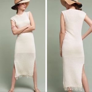 Anthropologie Callahan Woven Dress, Cream, NWT- Size M